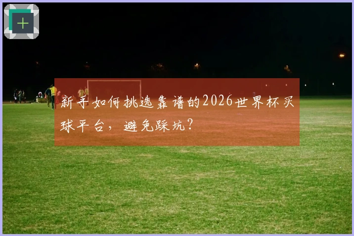 新手如何挑选靠谱的2026世界杯买球平台，避免踩坑？